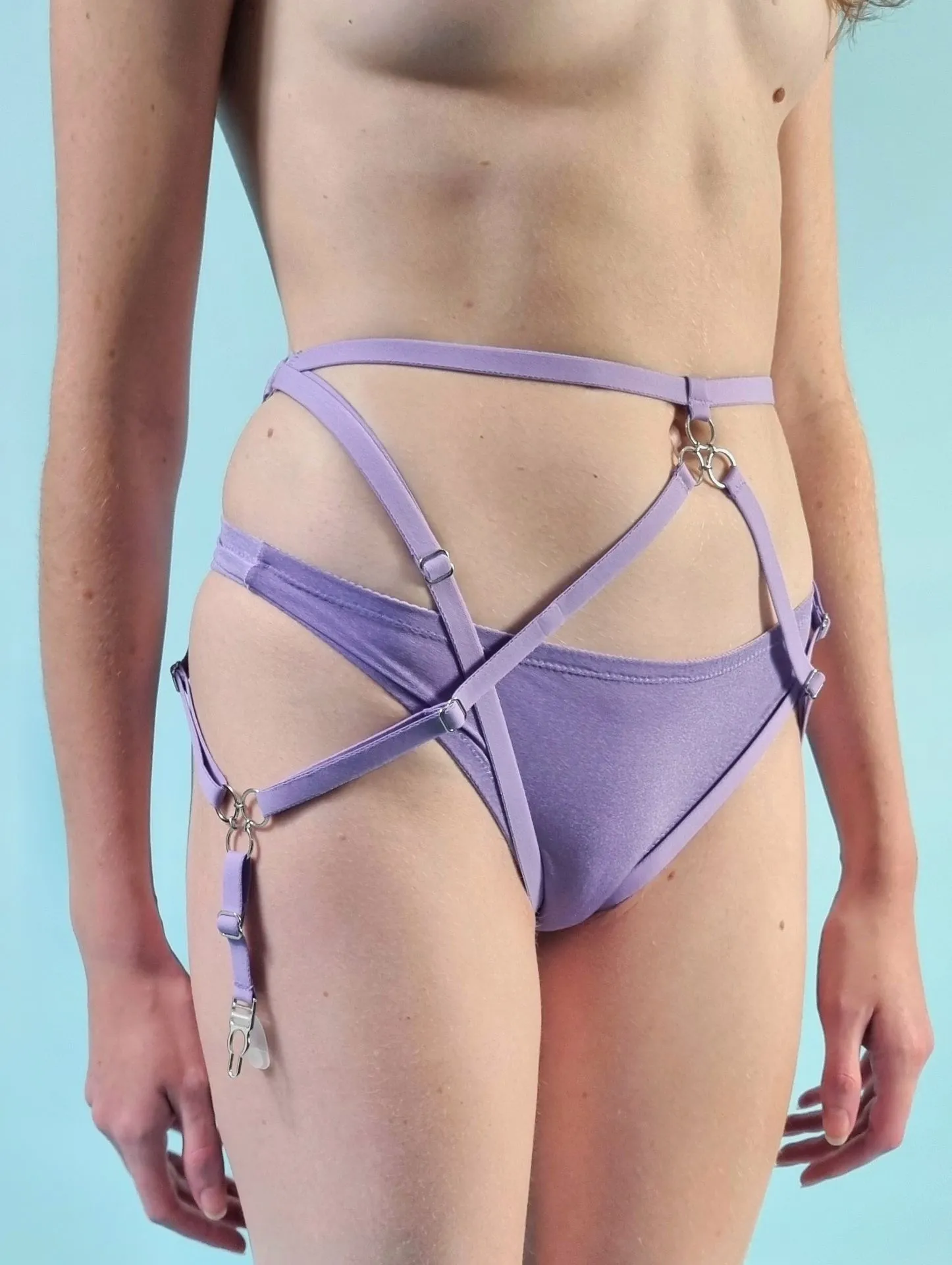 Niedriger Elastik-Harness „P’tite Garce“ (Taille 1)